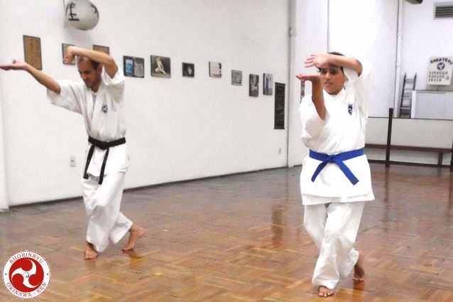 Age shuto no kamae Uchi shuto uke
